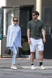 Olivia Palermo and Johannes Huebl Walk Through New York