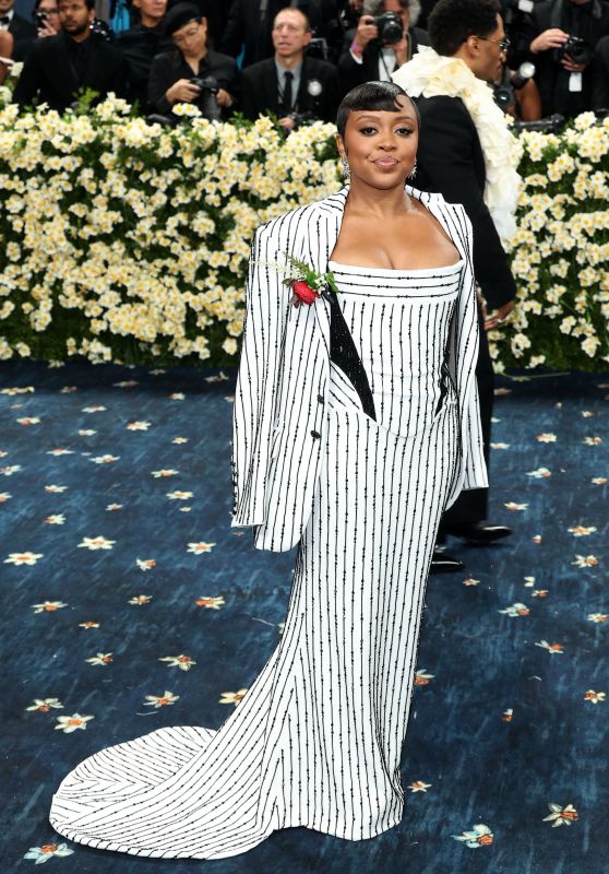 Quinta Brunson at Met Gala 2025: Striking Tailored Elegance