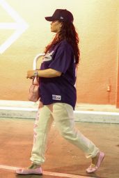 Rihanna Mixes Sportswear and Couture in LA Look