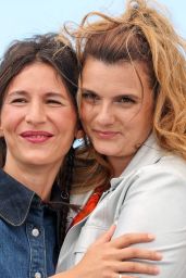 Romane Gueret and Lise Akoka - Ma Frere - Photocall - 78th Cannes Film Festival