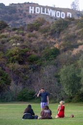 Sabrina Carpenter Wears Loewe Bag in Hollywood Hills 2025