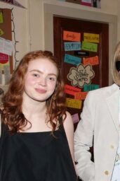 Sadie Sink and Anna Wintour at "John Proctor is the Villain"