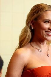 Scarlett Johansson Wears Saint Laurent at NYC Premiere