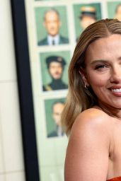Scarlett Johansson Wears Saint Laurent at NYC Premiere