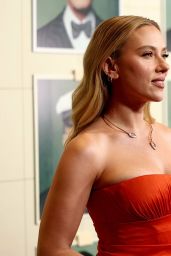 Scarlett Johansson Wears Saint Laurent at NYC Premiere