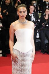 Shanina Shaik Stuns at Bono Premiere in Cannes