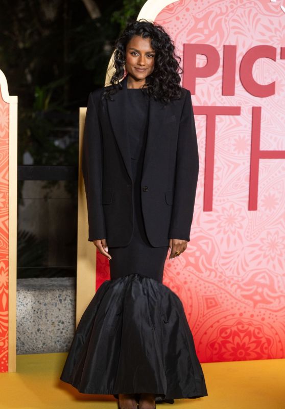 Simone Ashley Stuns in Black at Picture This World Premiere
