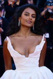 Simone Ashley Wears Westwood Corset Gown at Cannes 2025