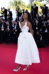 Simone Ashley Wears Westwood Corset Gown at Cannes 2025