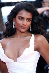 Simone Ashley Wears Westwood Corset Gown at Cannes 2025