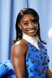 Simone Biles’ Bold Blue Look at the 2025 Met Gala