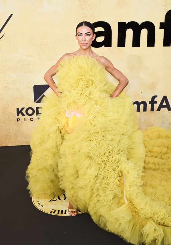 Skye Hankey Attends 31st amfAR Gala Cannes 2025