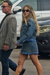 Sydney Sweeney Steps Out in Double Denim Chic