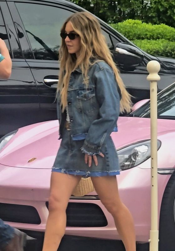Sydney Sweeney Steps Out in Double Denim Chic