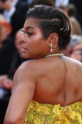 Taraji P. Henson Dazzles in Yellow Oscar de la Renta at Cannes Film Festival