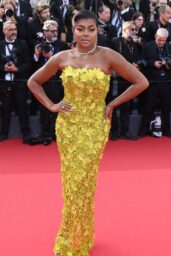 Taraji P Henson Dazzles in Yellow Oscar de la Renta at Cannes Film Festival