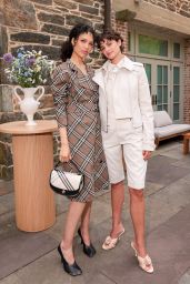 Taylor Hill Attends Burberry Spring Luncheon in NYC