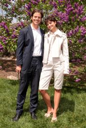Taylor Hill Attends Burberry Spring Luncheon in NYC