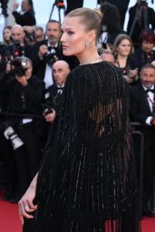 Toni Garrn Commands Cannes Red Carpet 2025