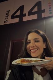 Victoria Justice on Set of Suits LA
