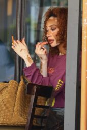 Winnie Harlow Steps Out After Beverly Hills Lunch May 2025