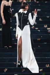 Zoe Saldana Masters Met Gala 2025 Theme in Thom Browne