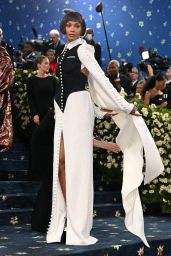 Zoe Saldana Masters Met Gala 2025 Theme in Thom Browne