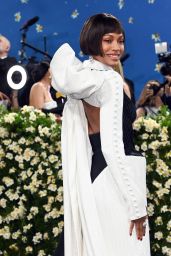 Zoe Saldana Masters Met Gala 2025 Theme in Thom Browne