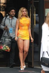 Addison Rae Departs Bowery Hotel New York City June 2025