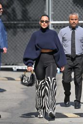 Adria Arjona Delivers Zebra-Print Rebellion in Hollywood 2025