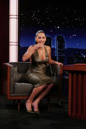 Adria Arjona Unveils Sequin Precision at Jimmy Kimmel Live 2025