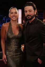 Adria Arjona Unveils Sequin Precision at Jimmy Kimmel Live 2025