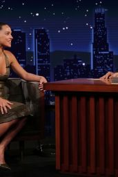 Adria Arjona Unveils Sequin Precision at Jimmy Kimmel Live 2025