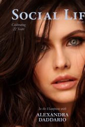 Alexandra Daddario Captivates on Social Life Magazine Cover