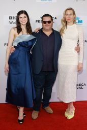 Alexandra Daddario Tribeca Film Festival 2025 Carolina Herrera Dress