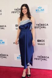 Alexandra Daddario Tribeca Film Festival 2025 Carolina Herrera Dress