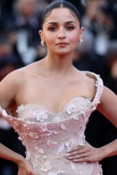 Alia Bhatt Dazzles at Cannes Film Festival's "The Mastermind" Premiere