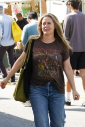 Alicia Silverstone Channels Rocker Chic for Farmer's Market Stroll