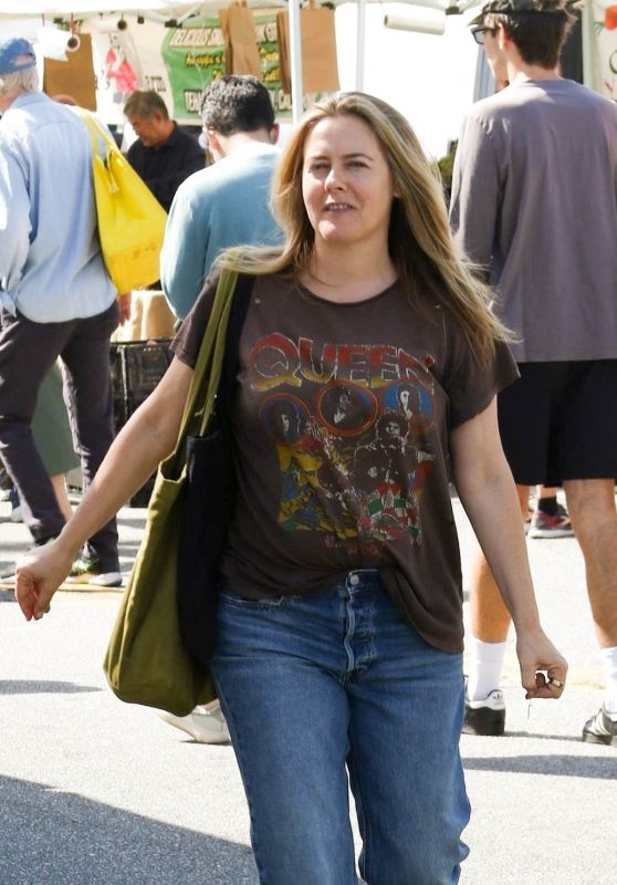 Alicia Silverstone Channels Rocker Chic for Farmer