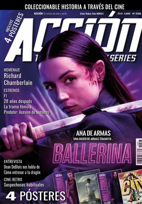 Ana de Armas Unveils Bold Cover at Accion Cine June 2025