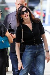 Anne Hathaway NYC Street Style Khaite Celine