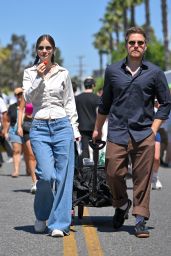 Barbara Palvin’s Casual Chic at LA Farmers Market