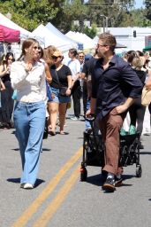 Barbara Palvin’s Casual Chic at LA Farmers Market