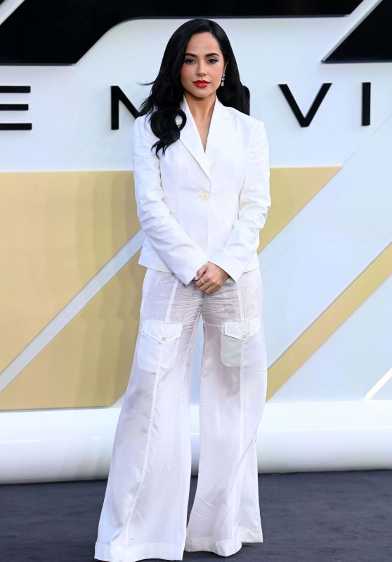 Becky G Debuts Sheer Elegance at "F1: The Movie" European Premiere