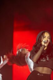 Becky G Ignites Mawazine Festival in Fiery Red Power