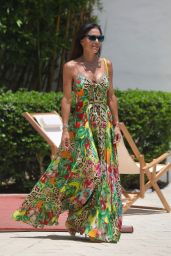 Bethenny Frankel visits Sports Illustrated Swimsuit Beach Club