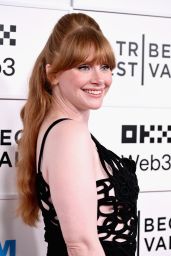 Bryce Dallas Howard Commands Tribeca in Black Lace