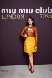 Cailee Spaeny Debuts Bold Miu Miu Look at London Flagship Reopening