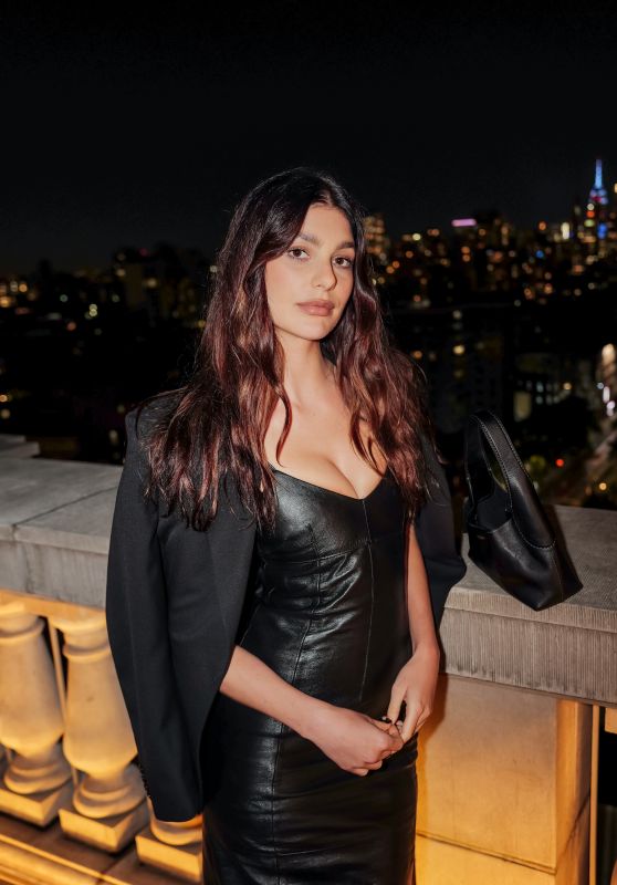 Camila Morrone Debuts All-Black Glam for Coach