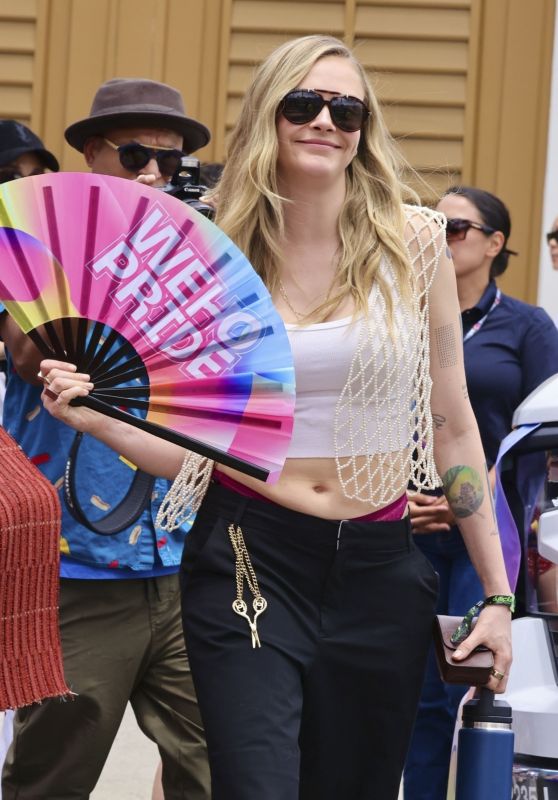 Cara Delevingne Attends WeHo Pride Los Angeles 06.01.2025
